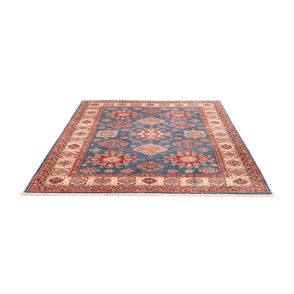 Tapis Ziegler - Kazak - 204 x 146 cm - bleu