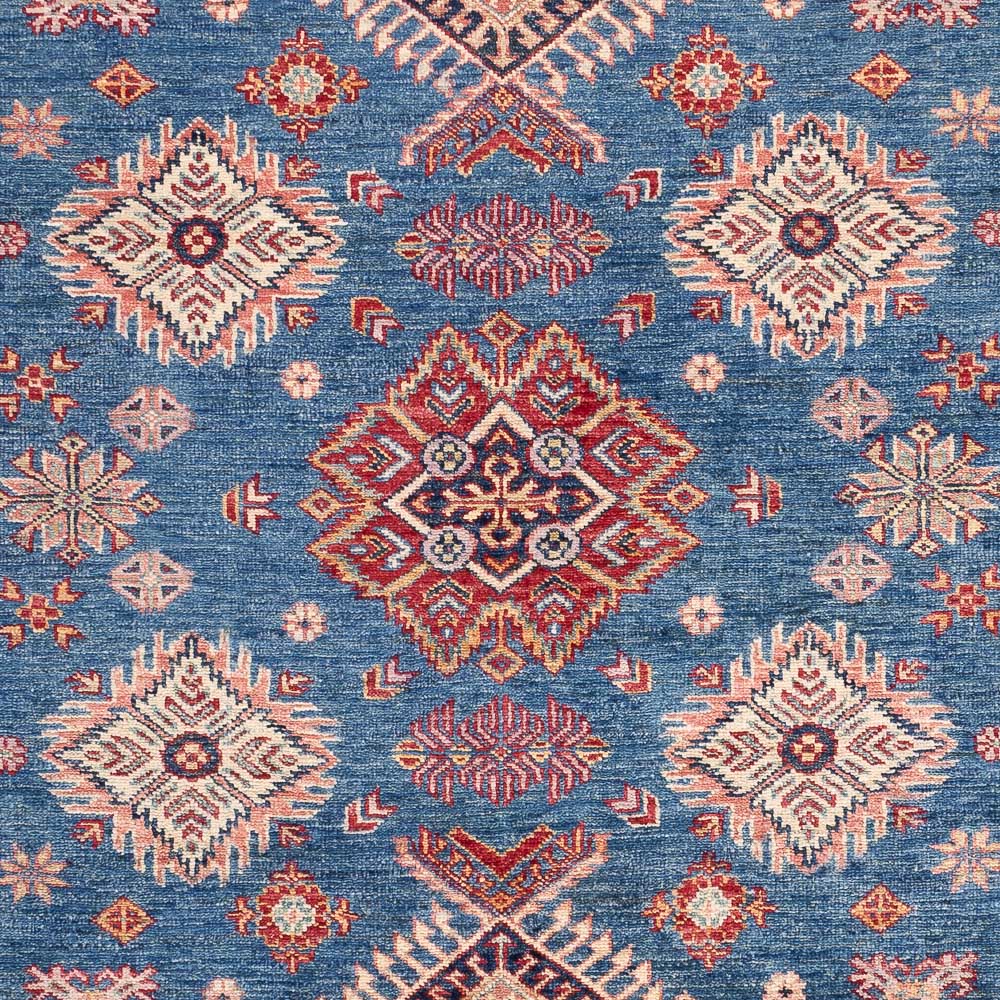 Tapis Ziegler - Kazak - 210 x 147 cm - bleu