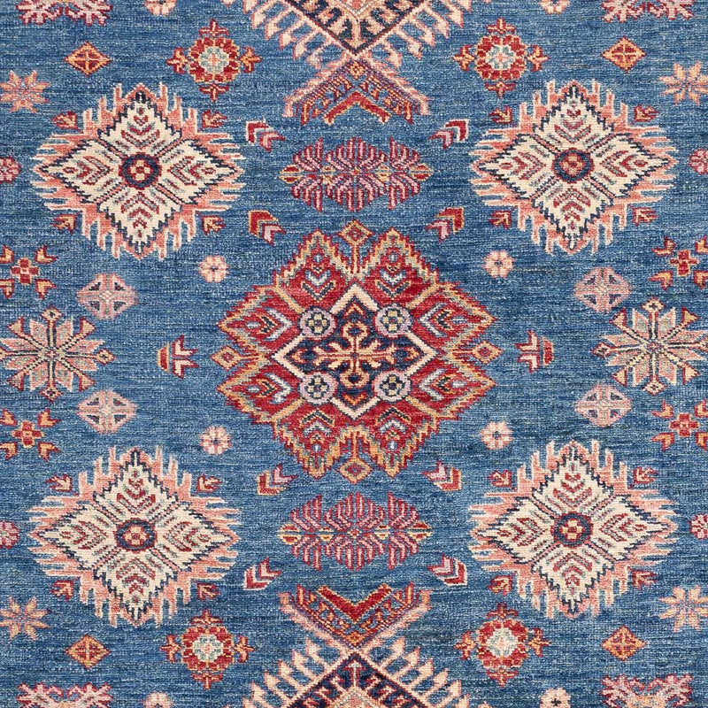 Tapis Ziegler - Kazak - 210 x 147 cm - bleu