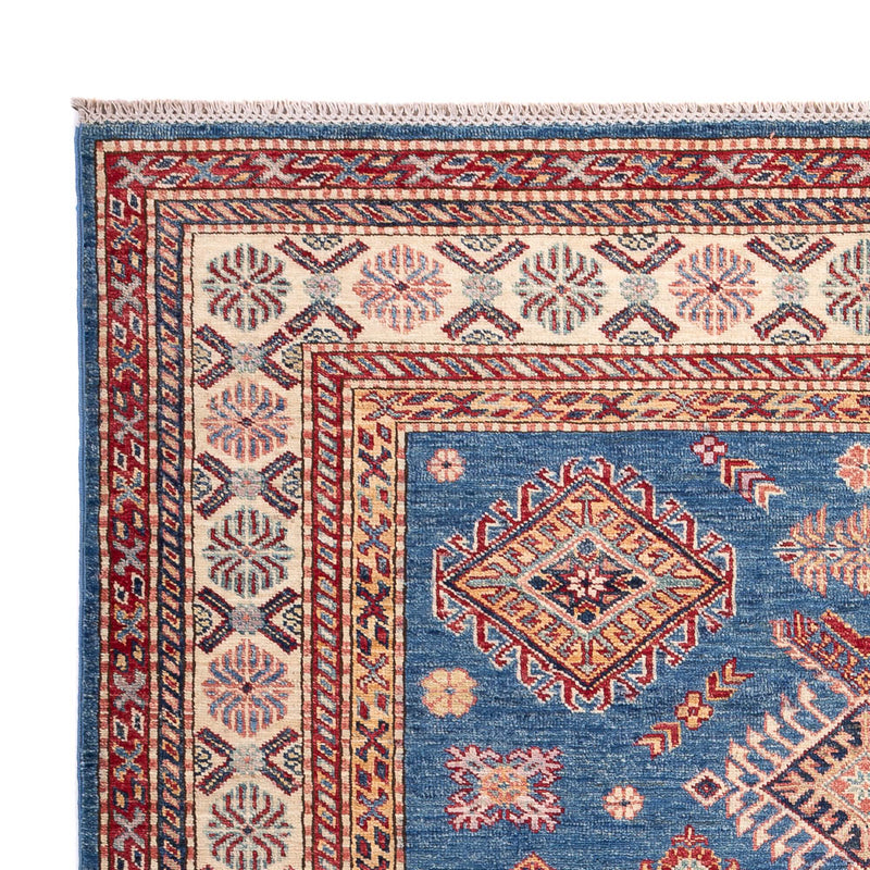 Tapis Ziegler - Kazak - 210 x 147 cm - bleu