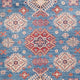 Tapis Ziegler - Kazak - 202 x 149 cm - bleu