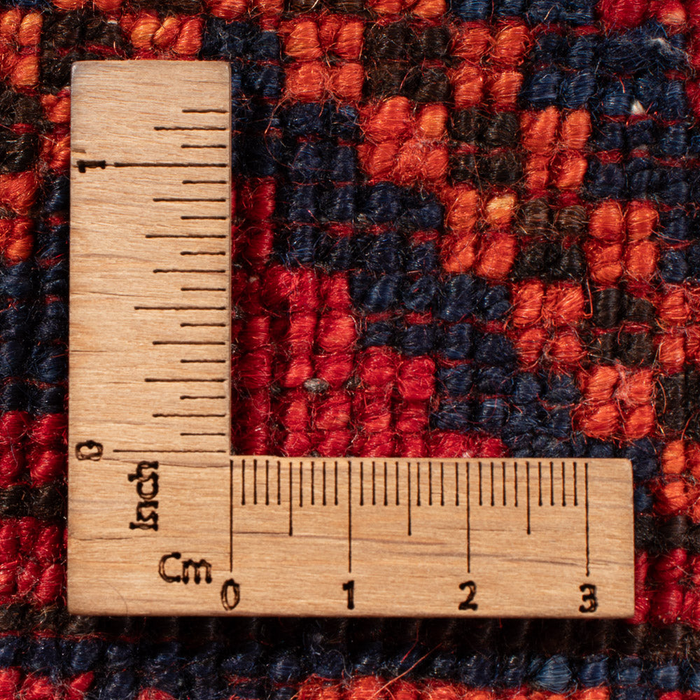 Tapis afghan - Kunduz - 198 x 154 cm - rouge