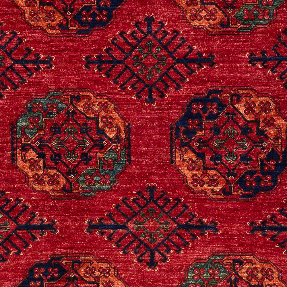 Tapis afghan - Kunduz - 200 x 155 cm - rouge