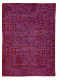Tapis Ziegler - Moderne - Vintage/Overdyed - 190 x 131 cm - violet
