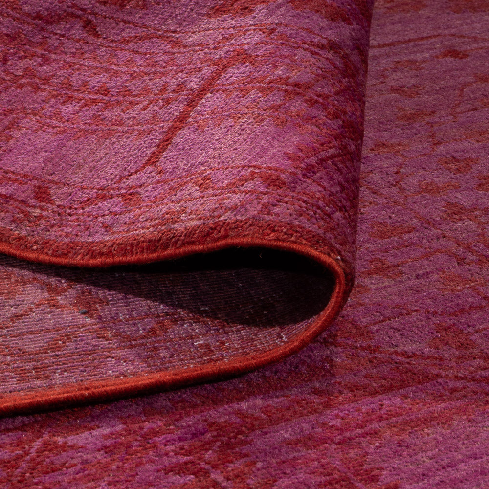 Tapis Ziegler - Moderne - Vintage/Overdyed - 190 x 131 cm - violet