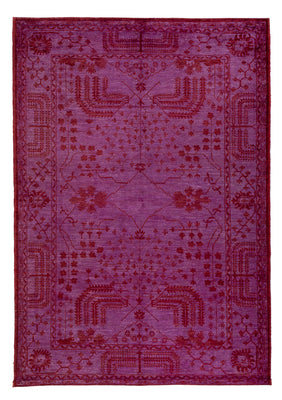 Tapis Ziegler - Moderne - Vintage/Overdyed - 197 x 139 cm - violet
