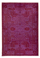 Tapis Ziegler - Moderne - Vintage/Overdyed - 197 x 139 cm - violet