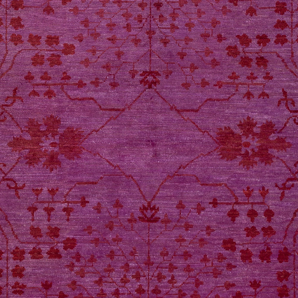 Tapis Ziegler - Moderne - Vintage/Overdyed - 197 x 139 cm - violet