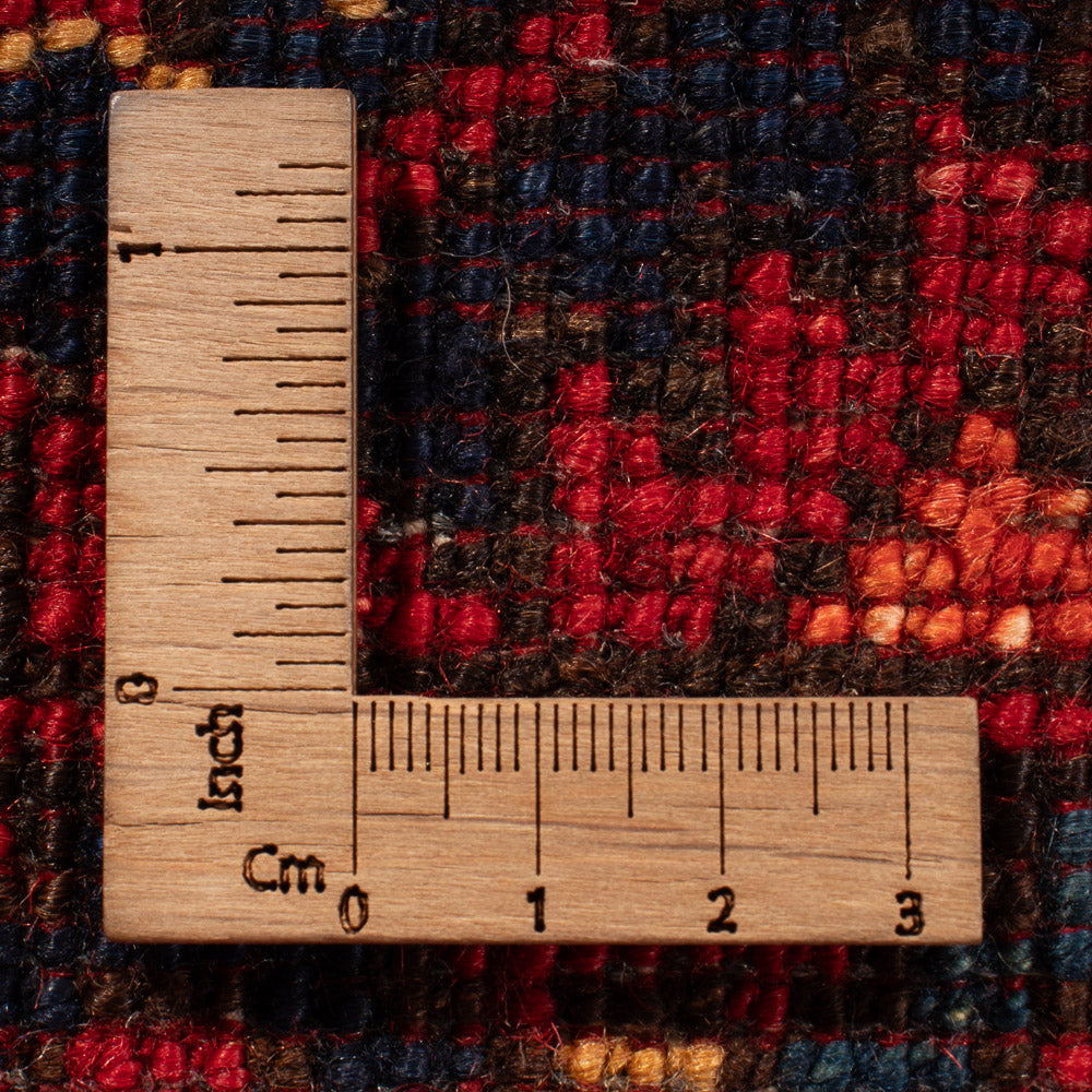 Tapis afghan - Kunduz - 205 x 153 cm - rouge