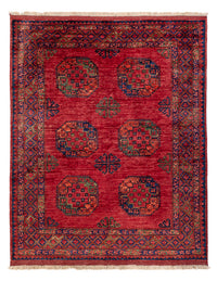 Tapis afghan - Kunduz - 194 x 156 cm - rouge