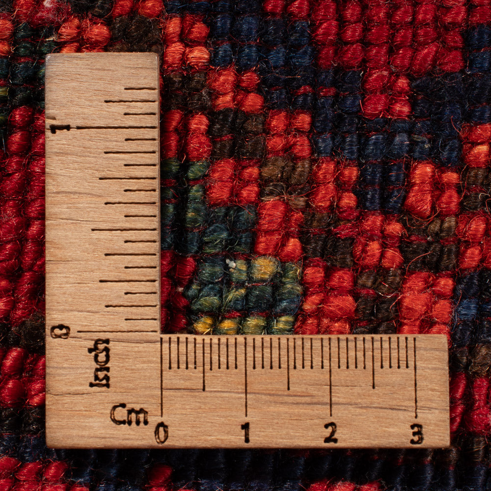 Tapis afghan - Kunduz - 194 x 156 cm - rouge