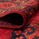 Tapis afghan - Kunduz - 198 x 155 cm - rouge