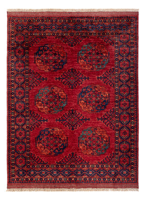 Tapis afghan - Kunduz - 200 x 155 cm - rouge