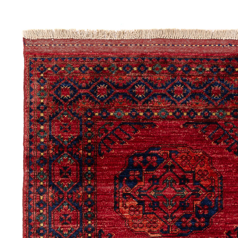 Tapis afghan - Kunduz - 200 x 155 cm - rouge