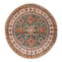 Tapis Ziegler - Kazak ronde  - 151 x 147 cm - vert