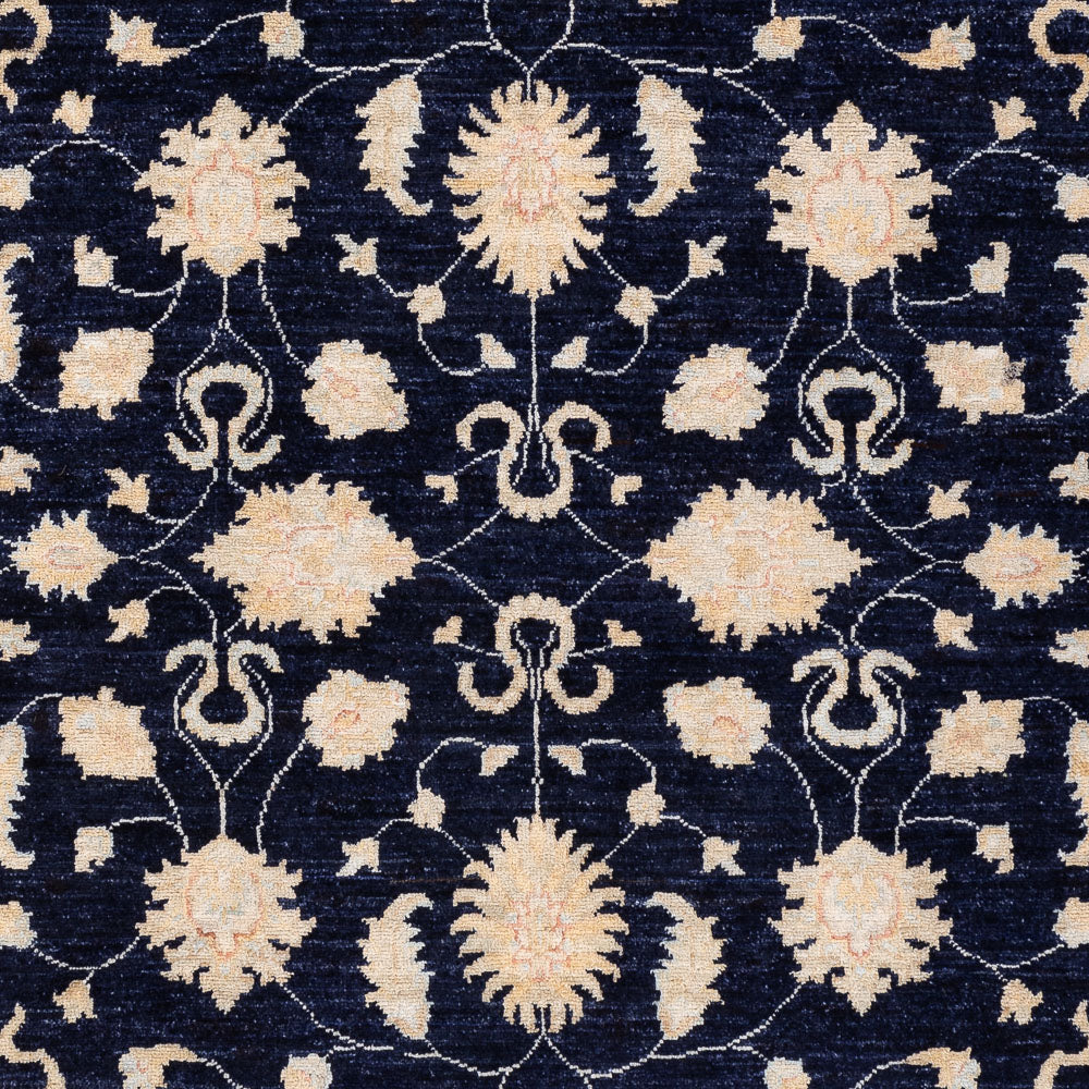 Tapis Ziegler - 205 x 151 cm - bleu foncé