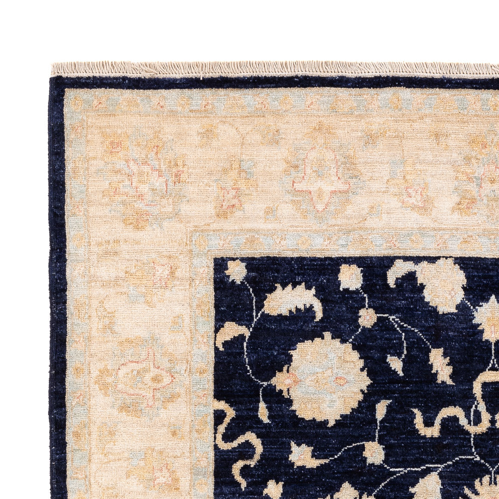 Tapis Ziegler - 205 x 151 cm - bleu foncé