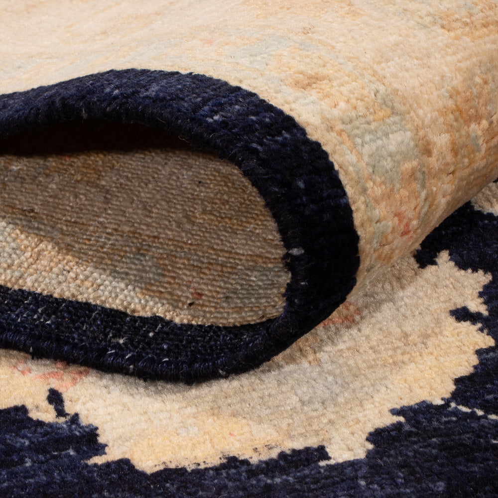 Tapis Ziegler - 205 x 151 cm - bleu foncé