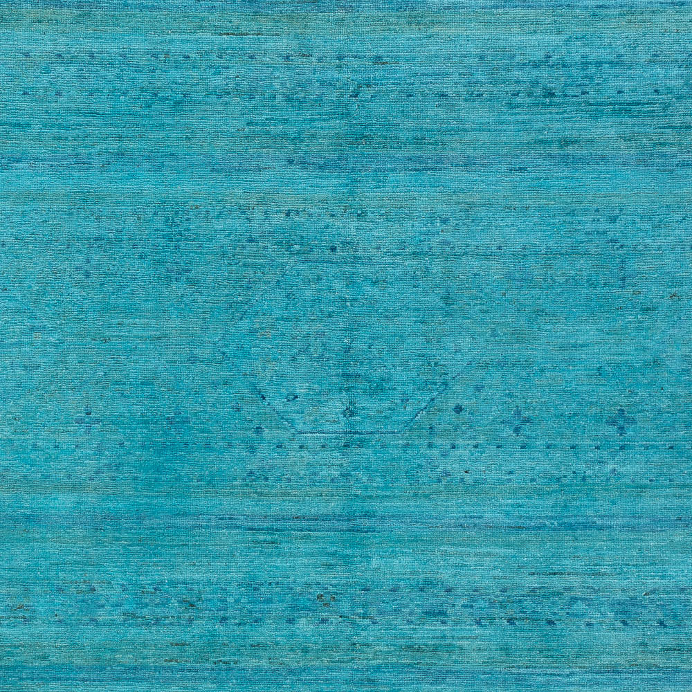 Tapis Ziegler - Moderne - Vintage/Overdyed - 210 x 153 cm - bleu