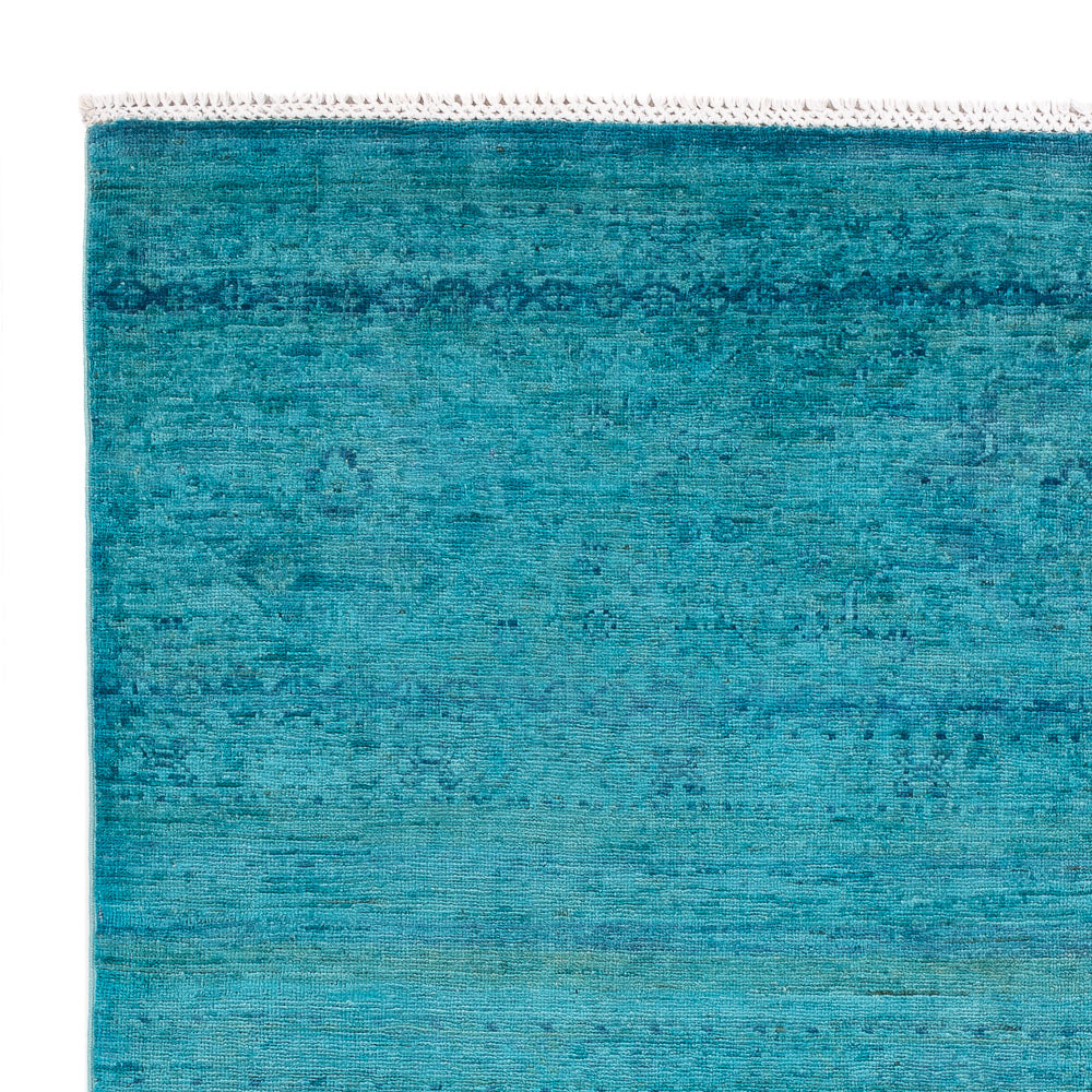 Tapis Ziegler - Moderne - Vintage/Overdyed - 210 x 153 cm - bleu