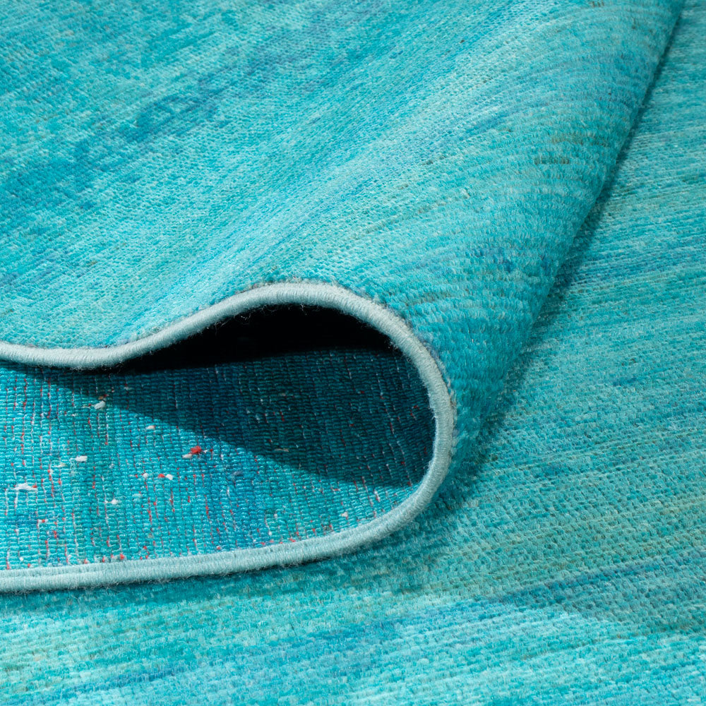 Tapis Ziegler - Moderne - Vintage/Overdyed - 210 x 153 cm - bleu