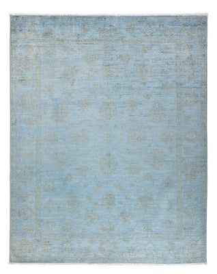Tapis Ziegler - Moderne - Vintage/Overdyed - 194 x 149 cm - bleu clair