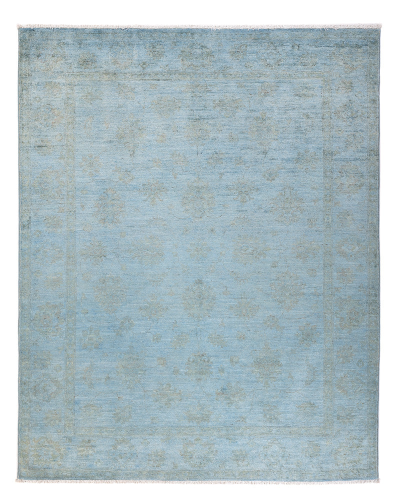 Tapis Ziegler - Moderne - Vintage/Overdyed - 194 x 149 cm - bleu clair