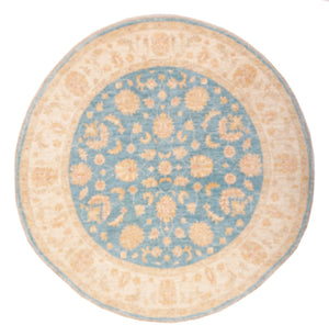 Tapis Ziegler ronde  - 148 x 147 cm - bleu