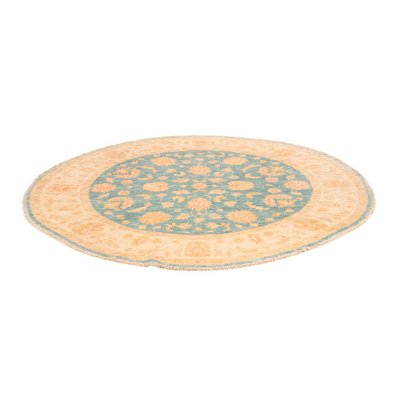 Tapis Ziegler ronde  - 148 x 147 cm - bleu