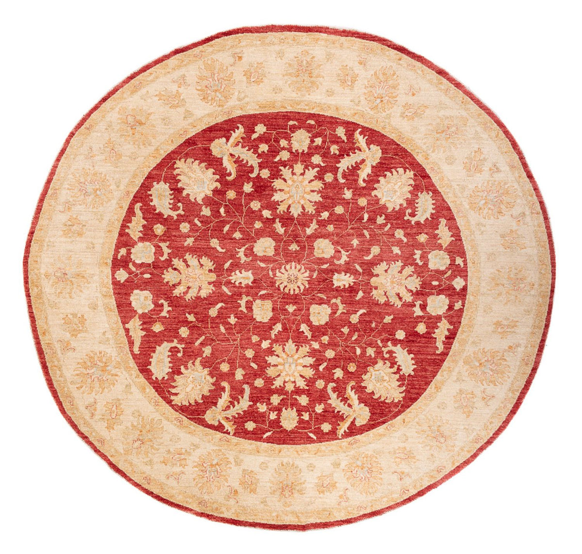 Tapis Ziegler ronde  - 252 x 250 cm - rouge