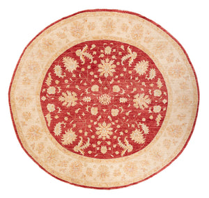 Tapis Ziegler ronde  - 252 x 250 cm - rouge