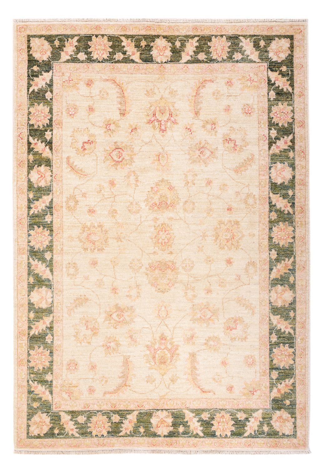 Tapis Ziegler - 182 x 125 cm - blanc naturel