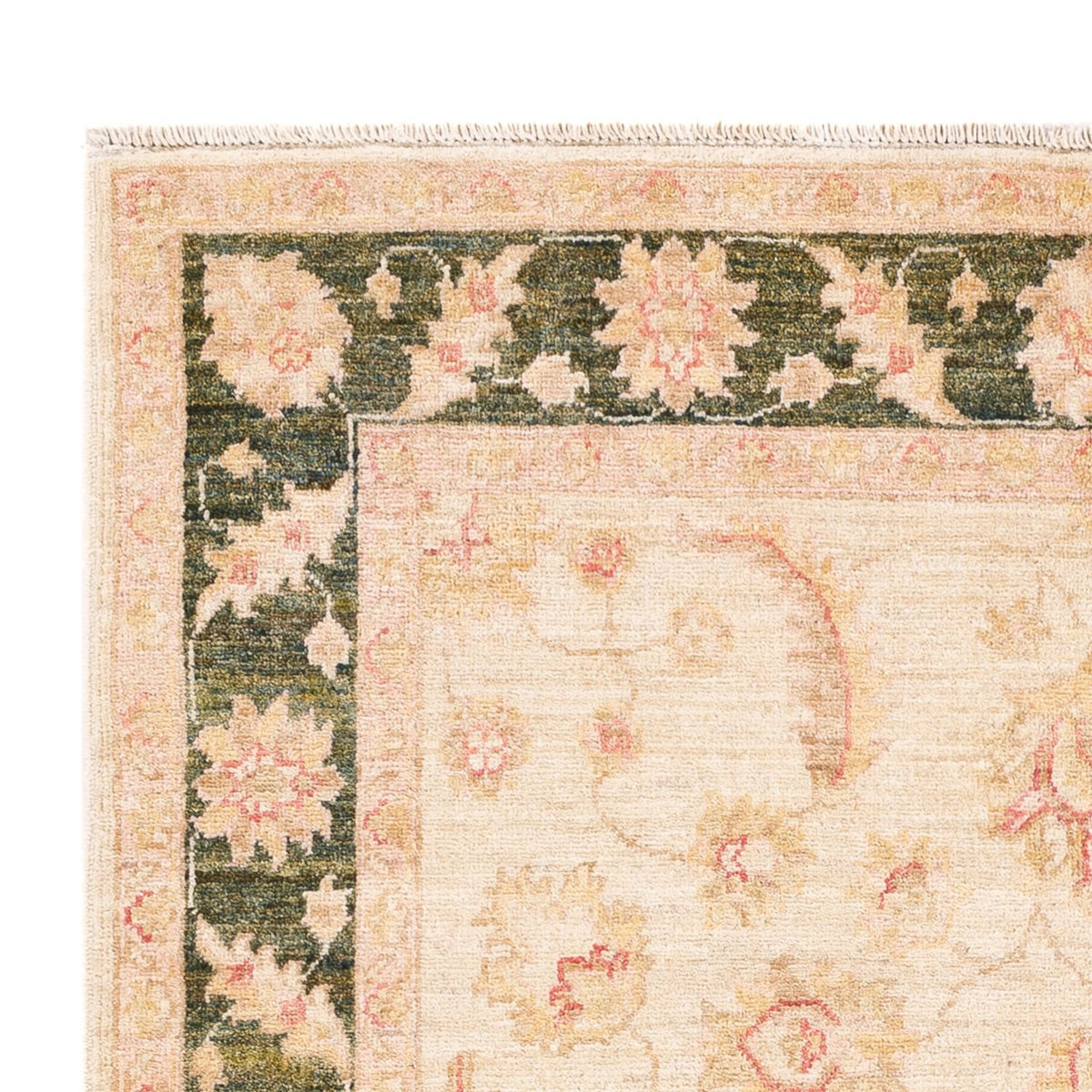 Tapis Ziegler - 182 x 125 cm - blanc naturel