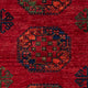 Tapis afghan - 179 x 123 cm - rouge
