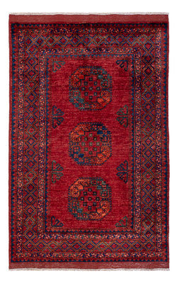 Tapis afghan - 182 x 120 cm - rouge