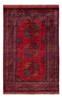Tapis afghan - 182 x 120 cm - rouge