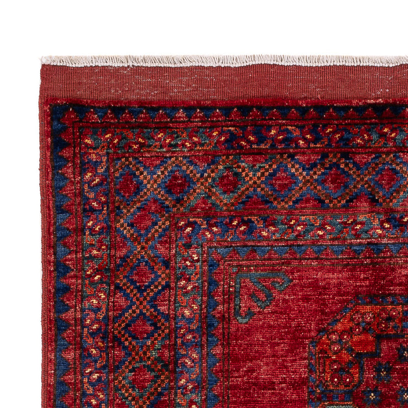 Tapis afghan - 182 x 120 cm - rouge