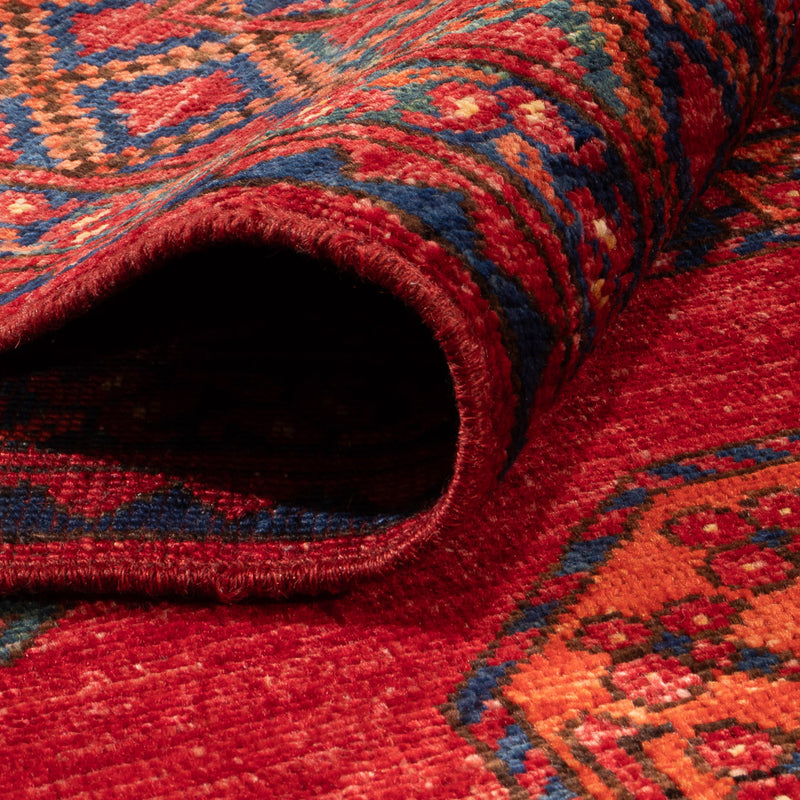 Tapis afghan - 182 x 120 cm - rouge