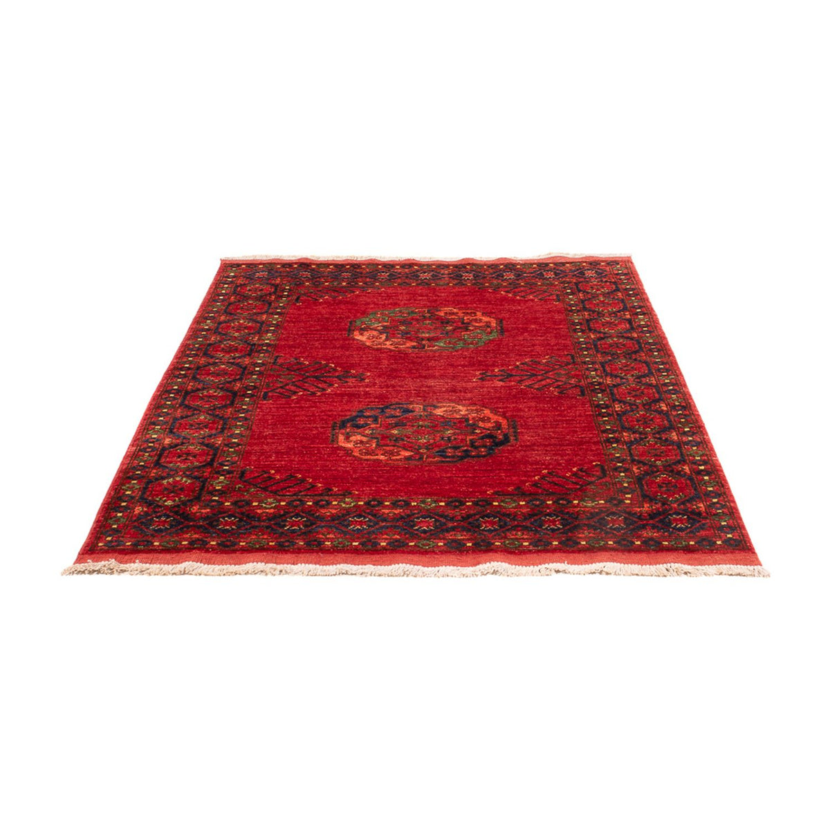 Tapis afghan - 181 x 122 cm - rouge