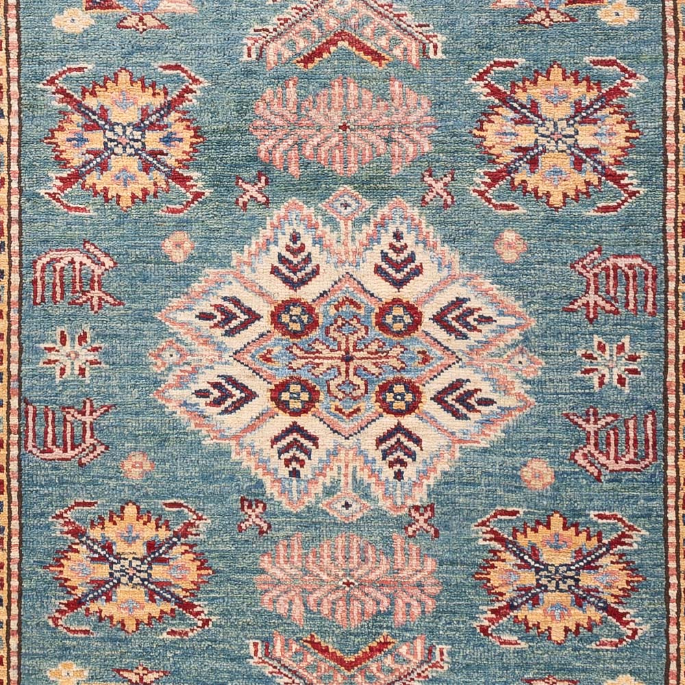 Tapis Ziegler - Kazak - Royal - 183 x 121 cm - vert de mer