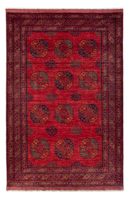 Tapis afghan - Kunduz - 317 x 213 cm - rouge
