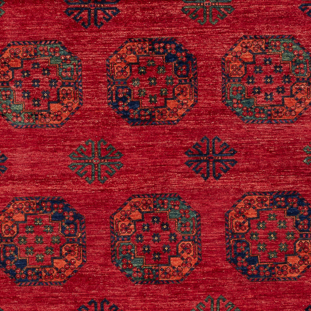 Tapis afghan - Kunduz - 317 x 213 cm - rouge