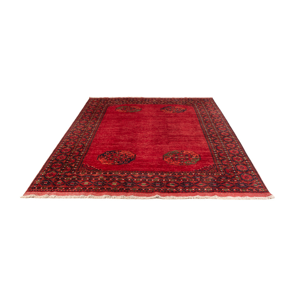 Tapis afghan - Kunduz - 296 x 217 cm - rouge