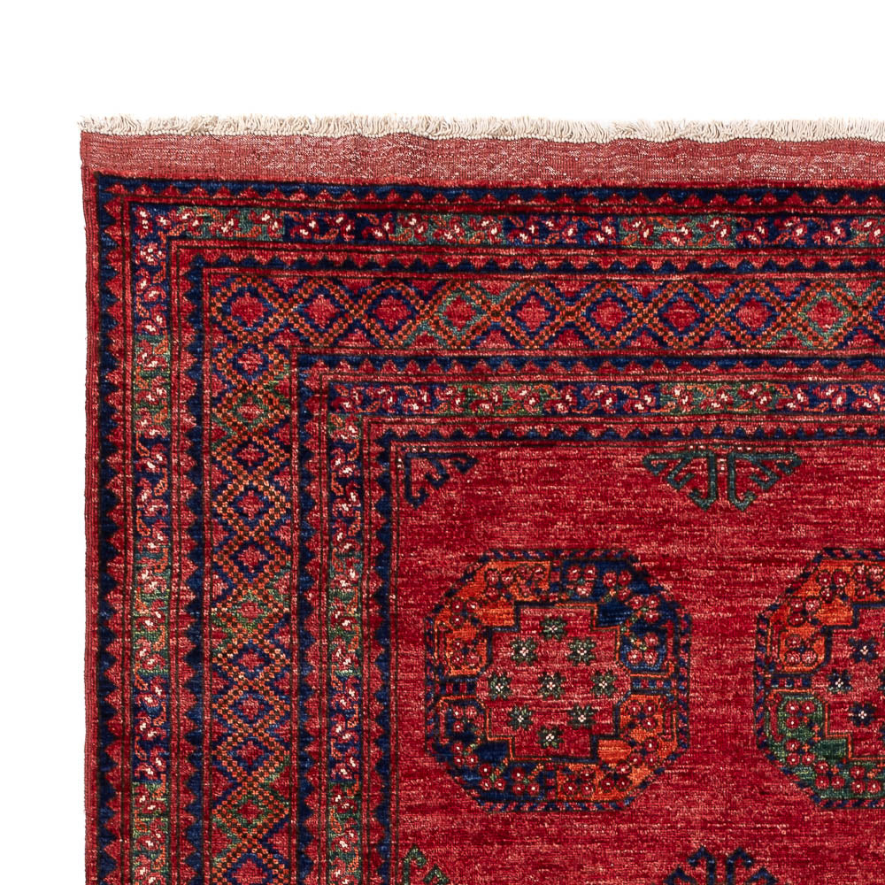 Tapis afghan - Kunduz - 307 x 207 cm - rouge