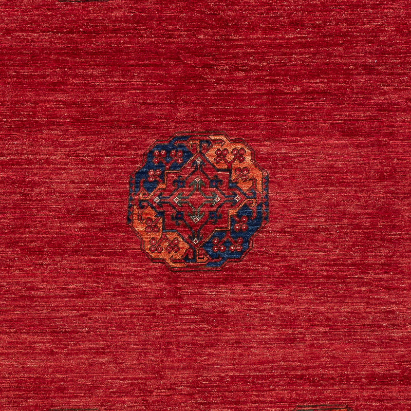 Tapis afghan - Kunduz - 291 x 212 cm - rouge