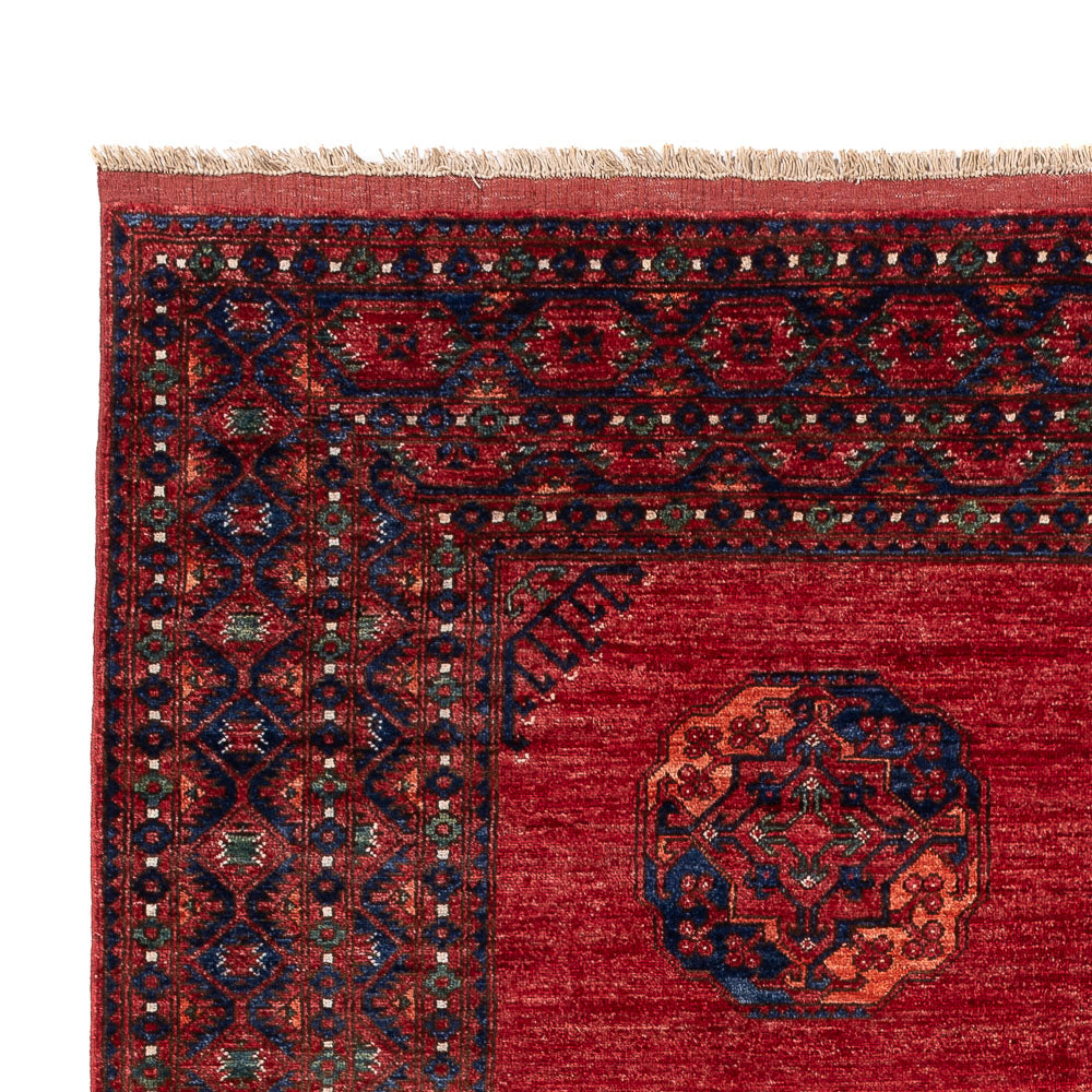 Tapis afghan - Kunduz - 294 x 203 cm - rouge