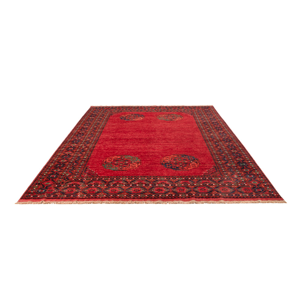 Tapis afghan - Kunduz - 294 x 203 cm - rouge