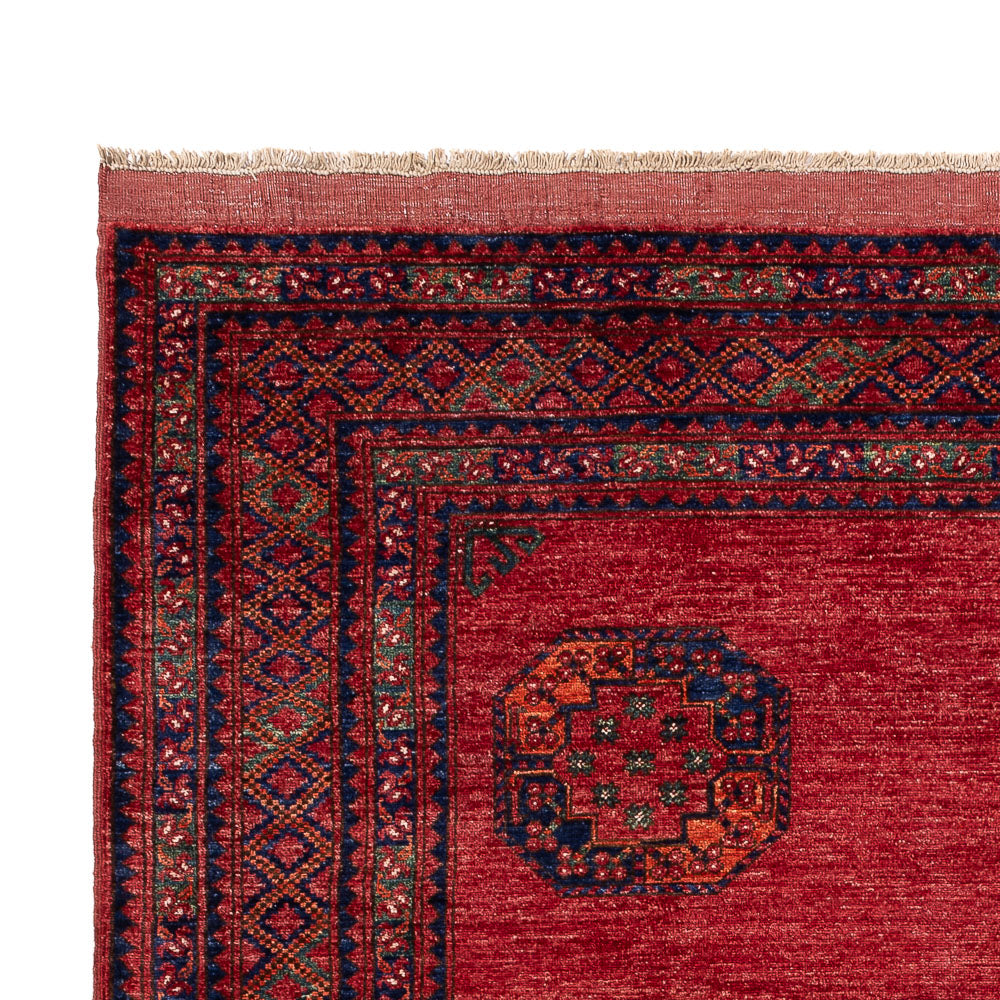 Tapis afghan - Kunduz - 294 x 206 cm - rouge