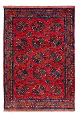 Tapis afghan - Kunduz - 297 x 207 cm - rouge