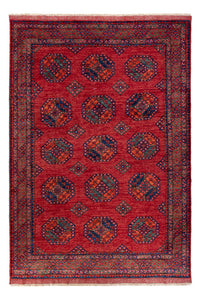 Tapis afghan - Kunduz - 297 x 207 cm - rouge